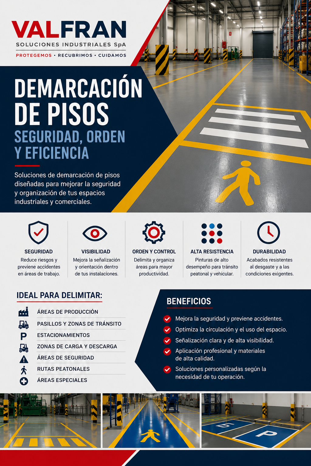 Demarcación de Pisos y señalización